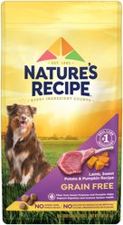 Nature's Recipe Grain-Free Lamb, Sweet Potato & Pumpkin Recipe Dry Dog Food, 4-lb bag
