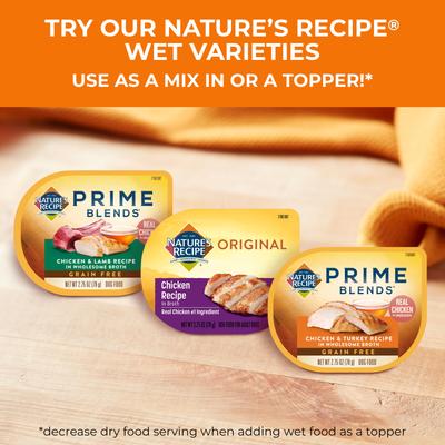 Show full view: Nature's Recipe Grain-Free Lamb, Sweet Potato & Pumpkin Recipe Dry Dog Food, 4-lb bag slide 8 of 13