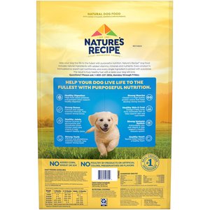 Nature's Recipe Grain-Free Puppy Chicken, Sweet Potato, & Pumpkin Recipe Dry Dog Food, 12-lb bag