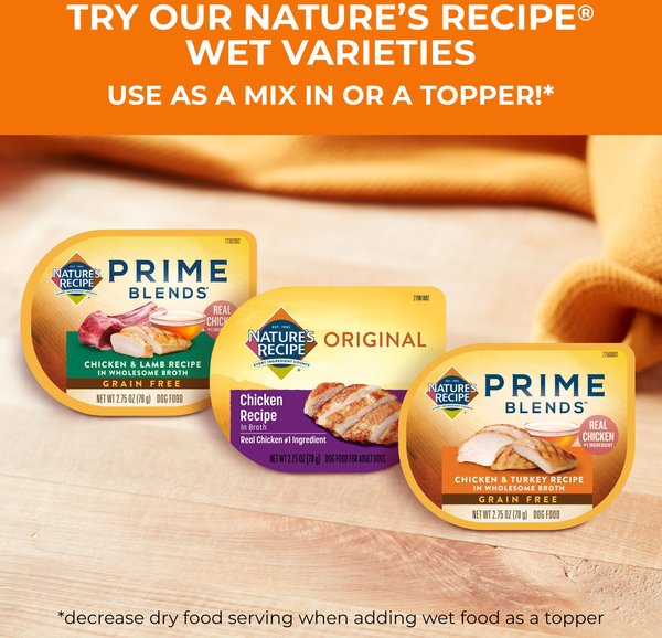 Nature's Recipe Grain-Free Puppy Chicken, Sweet Potato, & Pumpkin Recipe Dry Dog Food