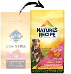 Nature's Recipe Grain-Free Salmon, Sweet Potato & Pumpkin Recipe Dry Dog Food, 4-lb bag slide 2 of 9