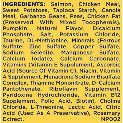 Show full view: Nature's Recipe Grain-Free Salmon, Sweet Potato & Pumpkin Recipe Dry Dog Food, 4-lb bag slide 9 of 12