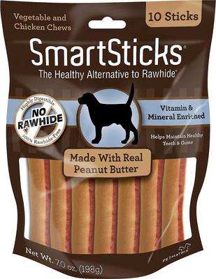 Show full view: Nature's Recipe Grain-Free Salmon, Sweet Potato & Pumpkin Recipe Dry Food + SmartBones SmartSticks Peanut Butter Chews Dog Treats slide 4 of 6