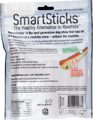 Show full view: Nature's Recipe Grain-Free Salmon, Sweet Potato & Pumpkin Recipe Dry Food + SmartBones SmartSticks Peanut Butter Chews Dog Treats slide 5 of 6