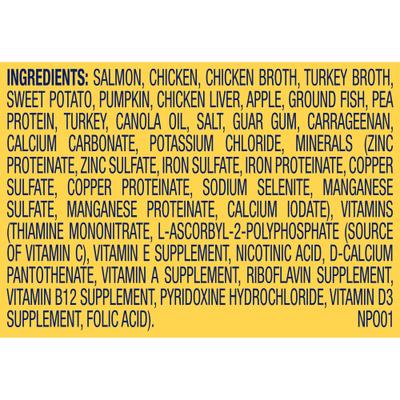 Show full view: Nature's Recipe Grain-Free Salmon, Sweet Potato & Pumpkin Recipe Wet Dog Food, 13-oz can, 12 count slide 9 of 12