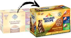 Nature's Recipe Original Grain-Free Variety Pack Wet Dog Food, 2.75-oz, case of 24 slide 2 of 9