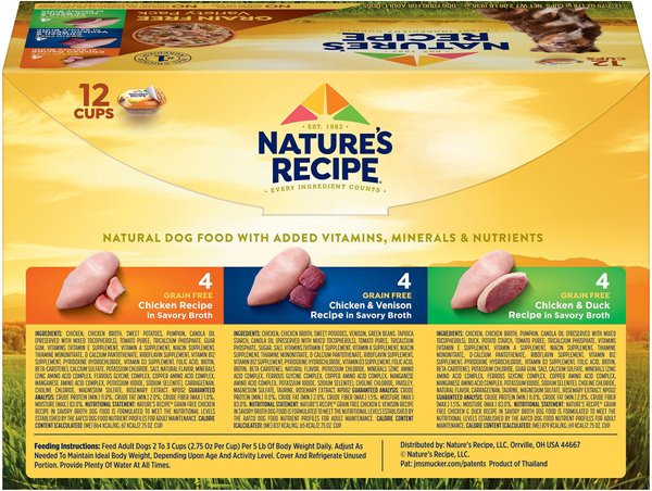 Nature's Recipe Original Grain-Free Variety Pack Wet Dog Food