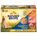 Nature's Recipe Original Variety Pack Canned Dog Food, 2.75-oz, case of 24