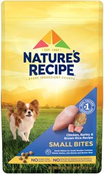 Nature's Recipe Small Bites Chicken, Barley & Brown Rice Recipe Dry Dog Food, 4-lb bag