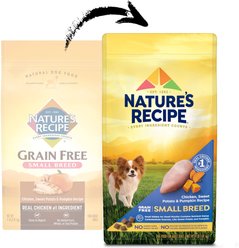 Nature's Recipe Small Breed Grain-Free Chicken, Sweet Potato & Pumpkin Recipe Dry Dog Food, 4-lb bag slide 2 of 9