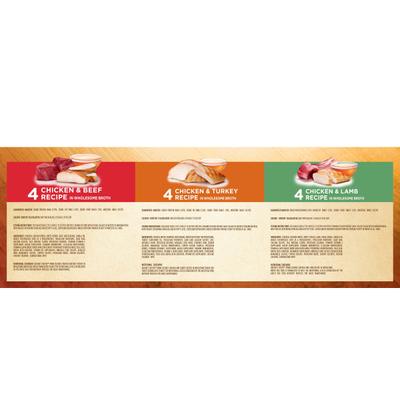 Show full view: Nature's Recipe Variety Pack Grain-Free Wet Dog Food, 2.75-oz, case of 12 slide 10 of 12
