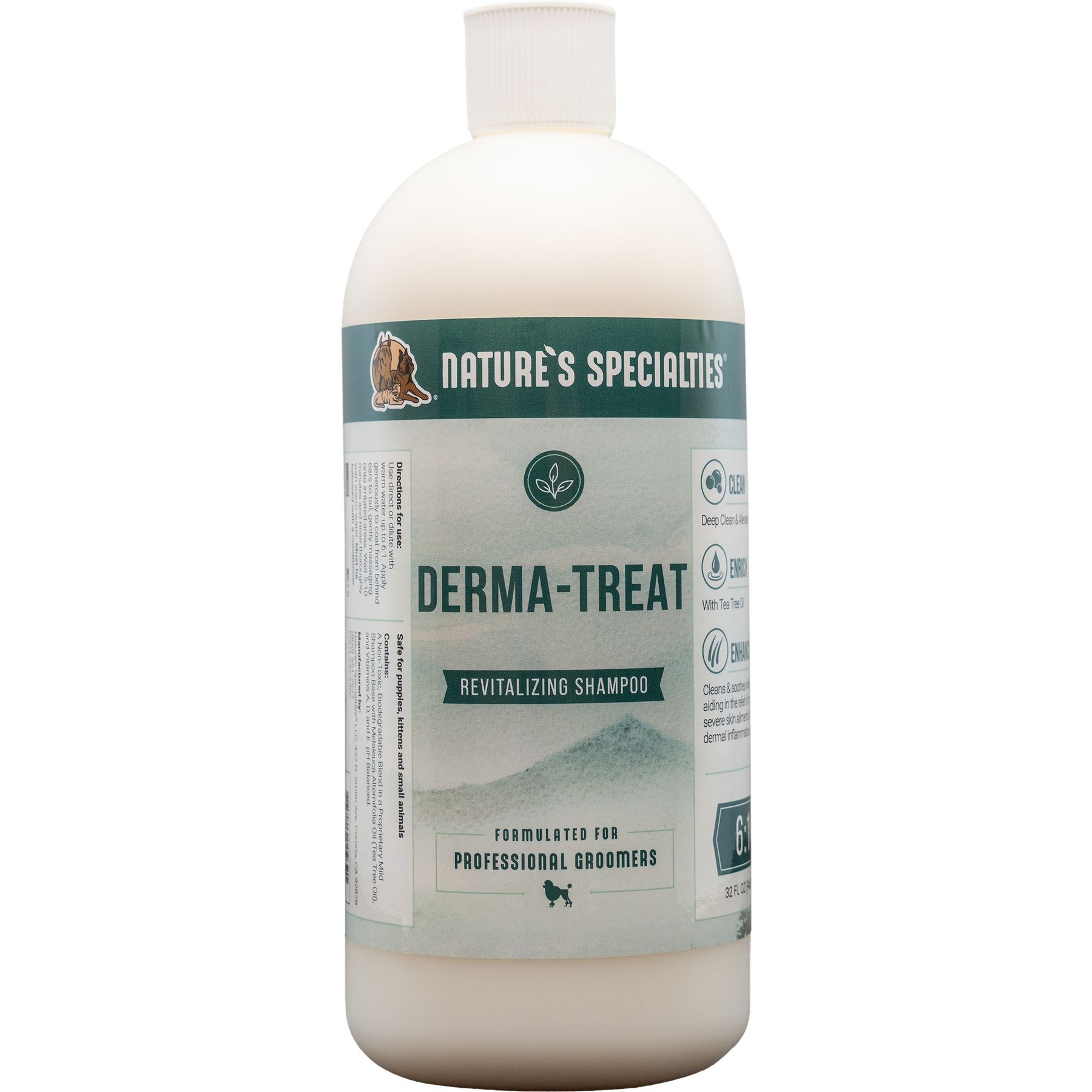 Nature's Specialties Derma-Treat Dog Shampoo, 32-fl oz bottle