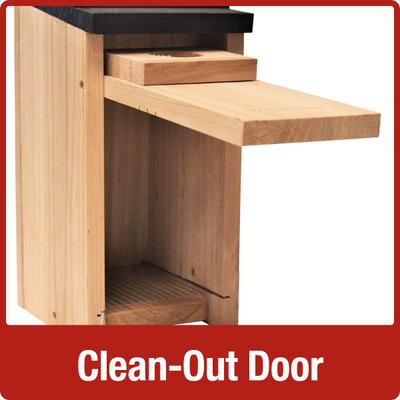 Show full view: Natures Way Bird Products Bluebird Box House, Cedar  slide 6 of 10