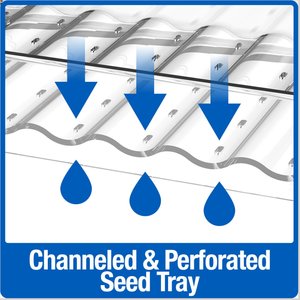 Natures Way Bird Products Clear View Window Bird Feeder, Clear, 2-cup