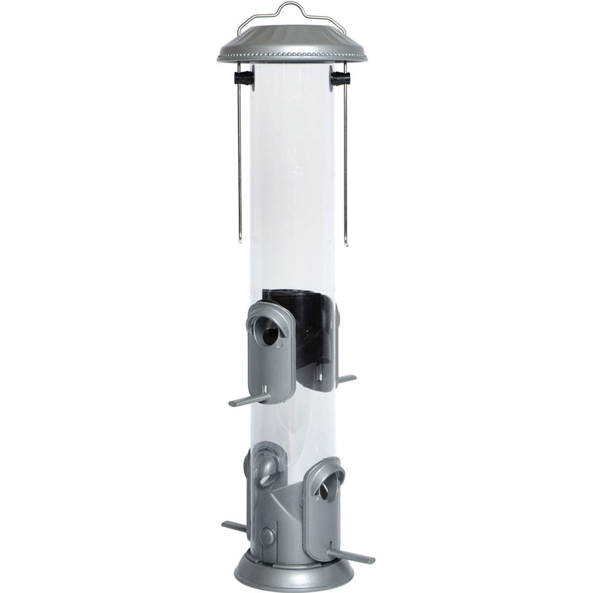 Natures Way Bird Products Deluxe Easy Clean Bird Feeder, Silver, 1.5-qt
