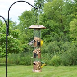 Natures Way Bird Products Deluxe Funnel Flip Top Bird Feeder, Copper, 1.5-qt slide 2 of 7