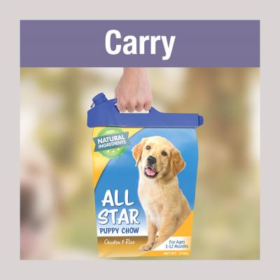 Show full view: Natures Way Bird Products Seed Bag Clip Bird Feeder Accessory, Blue, 40-lb slide 4 of 9