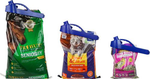 Show full view: Natures Way Bird Products Seed Bag Clip Bird Feeder Accessory, Blue, 40-lb slide 7 of 9