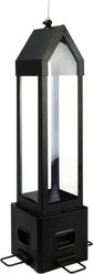 Natures Way Bird Products Squirrel Shield Choice Lantern Bird Feeder, Black, 3.2-qt