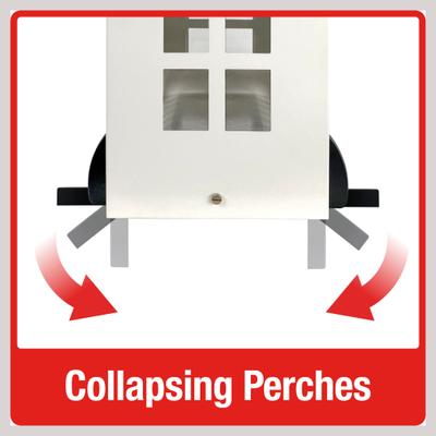 Show full view: Natures Way Bird Products Squirrel Shield Hopper Bird Feeder, Black, 5.5-qt slide 5 of 10