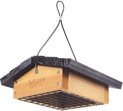 Natures Way Bird Products Suet Upside-Down Bird Feeder, Cedar