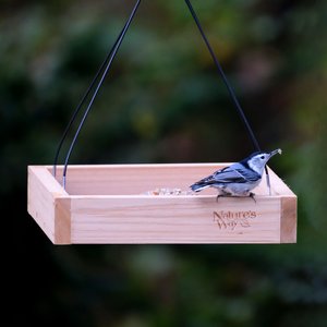 Natures Way Bird Products Tray Bird Feeder, Cedar
