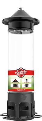 Show full view: Natures Way Bird Products Tube Bird Feeder, Black, 4-qt slide 8 of 9