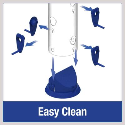 Show full view: Natures Way Bird Products Wide Funnel Flip Top Bird Feeder, Blue, 2.8-qt slide 4 of 8