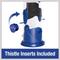Show in main carousel: Natures Way Bird Products Wide Funnel Flip Top Bird Feeder, Blue, 2.8-qt slide 5 of 8