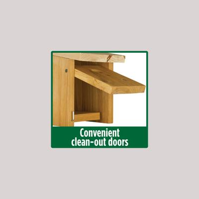Show full view: Natures Way Bird Products Wren Box House, Cedar slide 3 of 6