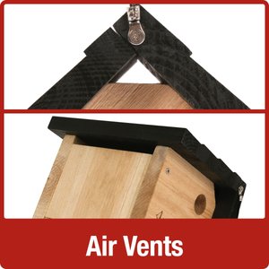 Natures Way Bird Products Wren Traditional Hanging Bird House, Cedar 