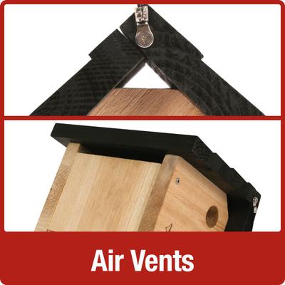 Show full view: Natures Way Bird Products Wren Traditional Hanging Bird House, Cedar  slide 6 of 10
