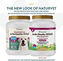 NaturVet Advanced Care ArthriSoothe-GOLD Chewable Tablets Joint Supplement for Cats & Dogs, 240 count slide 2 of 8
