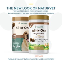 NaturVet All-in-One Soft Chews Multivitamin for Dogs, 120 count slide 2 of 9