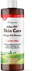 NaturVet Aller-911 Allergy Aid Skin Care Plus Aloe Vera Dog & Cat Shampoo, 16-fl oz bottle