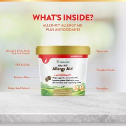 NaturVet Aller-911 Plus Antioxidants Soft Chews Allergy Supplement for Cats, 60 count slide 2 of 9