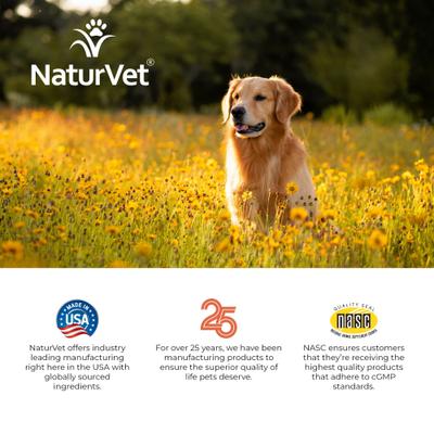 Show full view: NaturVet Aller-911 Allergy Aid Bacon & Chicken Flavored Soft Chew Supplement for Dogs, 180 count slide 10 of 12