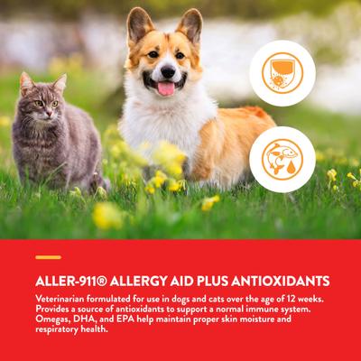 Show full view: NaturVet Aller-911 Allergy Aid Bacon & Chicken Flavored Soft Chew Supplement for Dogs, 90 count slide 5 of 12