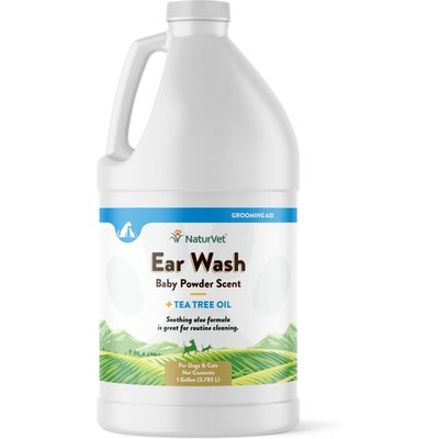 NaturVet NaturVet Ear Wash Grooming Aid for Dogs & Cats, 1-gal bottle