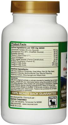 Show full view: NaturVet ArthiSoothe Chewable Tablets Joint Supplement for Dogs, 250 count slide 3 of 6