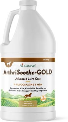 Show full view: NaturVet ArthriSoothe-GOLD Advanced Joint Formula Liquid Liquid Horse Supplement, 1-gal bottle slide 1 of 1