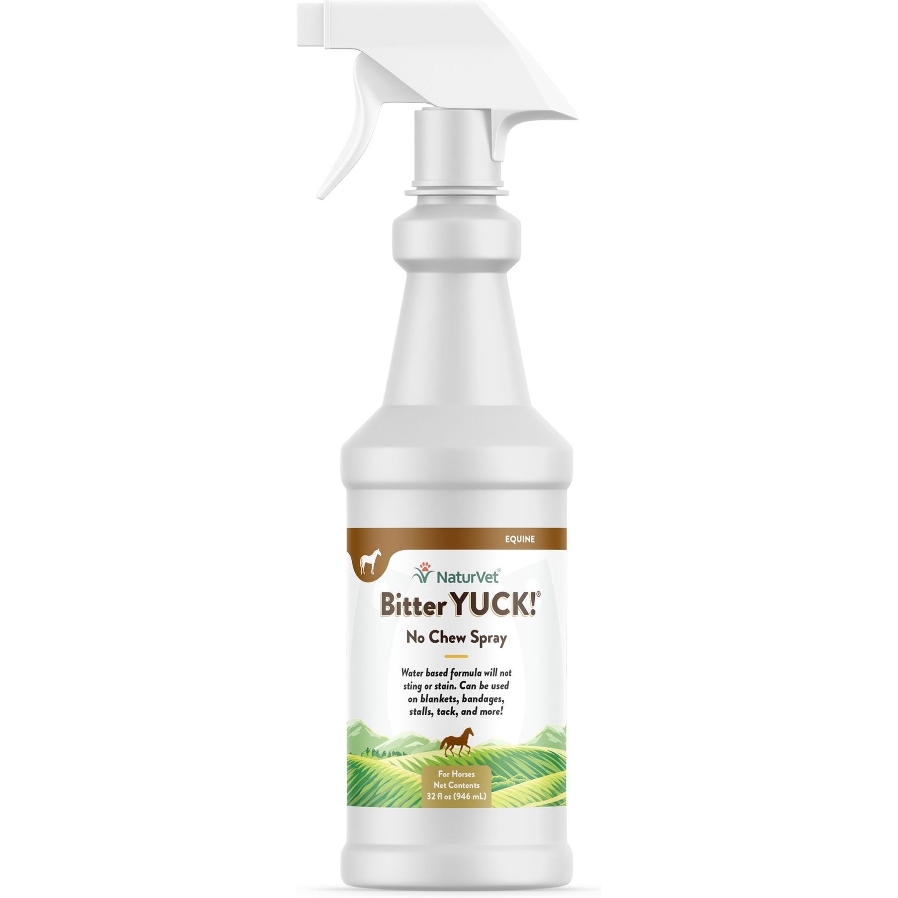 NaturVet Bitter YUCK! No Chew Horse Spray, 32-fl oz bottle