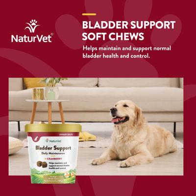 Show full view: NaturVet Bladder Support Plus Cranberry Soft Chews Urinary Supplement for Dogs, 60 count slide 5 of 10