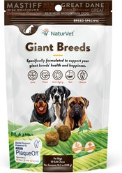 NaturVet Breed Specific Giant Breeds Supplement for Dogs, 50 count