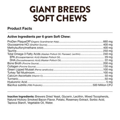Show full view: NaturVet Breed Specific Giant Breeds Supplement for Dogs, 50 count slide 8 of 10
