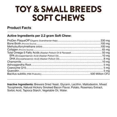 Show full view: NaturVet Breed Specific Toy & Small Breeds Supplement for Dogs, 60 count slide 8 of 10