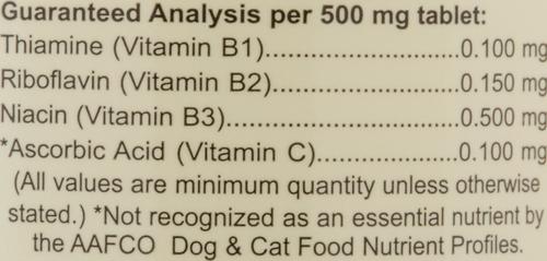 Show full view: NaturVet Brewers Dried Yeast Skin & Coat Supplement Tablets for Dogs & Cats, 100 count slide 5 of 8