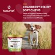 Show in main carousel: NaturVet Cranberry Relief Urinary Care Bacon & Chicken Flavored Soft Chew Supplement for Dogs, 60 count slide 4 of 9