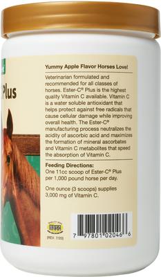 Show full view: NaturVet Ester-C Plus Apple Flavor Powder Horse Supplement, 1.5-lb slide 2 of 4