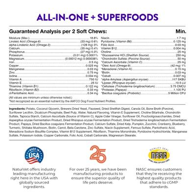 Show full view: NaturVet Evolutions All-in-1 Soft Chews Dog Supplement, 180 count slide 9 of 9